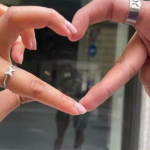 DESIGNER Butterfly Couple Ring For Engagement Matching Wrap Finger Ring For Women And Men - SILVER