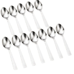 Stainless Steel Dessert Spoon Set of 12