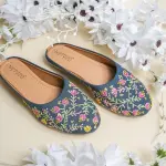 Meadow Bloom Embroidered Flats