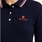 Polo Shirt Women’s Long Sleeve Polo Shirt – Stylish Collar Top