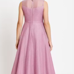 PINK GLITTER GOWN FOR GIRLS, KIDS FULL LENGTH PARTY DRESS, 12-YEAR GIRL GOWN, SHIMMER PRINCESS DRESS