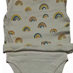 Soft Cotton Full Sleeve Baby Bodysuit – Unisex Romper with Snap Buttons (Pack of 1)