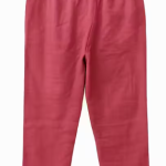 Women Pink Trousers, High Waist Straight Fit Pants, Office Wear Pants, Casual Cotton Trousers For Women ✅