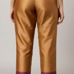 Women Pink Trousers, High Waist Straight Fit Pants, Office Wear Pants, Casual Cotton Trousers For Women ✅