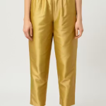 Women Pink Trousers, High Waist Straight Fit Pants, Office Wear Pants, Casual Cotton Trousers For Women ✅