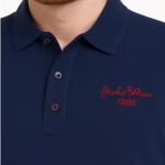 Men Navy Blue Polo T-Shirt, Solid Polo Neck T-Shirt For Men, Men’s Cotton Polo Shirt, Casual T-Shirt For Men ✅