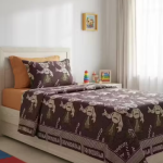 Chhota Bheem Bedsheet, Cartoon Bedsheet For Kids, Kids Single Bed Sheet, 60x90 Bedsheet ✅