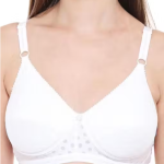 Beige Bra, Hard Padded Bra, Polka Dot Bra, Non-Wired Bra, Cotton Blend Bra, Comfortable Bra ✅