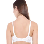 Beige Bra, Hard Padded Bra, Polka Dot Bra, Non-Wired Bra, Cotton Blend Bra, Comfortable Bra ✅