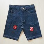 Boys Denim Shorts, Spider-Man Shorts For Kids, Summer Shorts For Boys, Cartoon Patch Shorts ✅