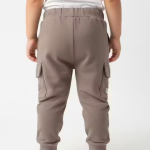 Baby Cargo Pants Infant Joggers Toddler Track Pants Baby Cargo Joggers Light Grey Baby Pants