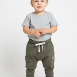 Baby Cargo Pants Infant Joggers Toddler Track Pants Baby Cargo Joggers Light Grey Baby Pants