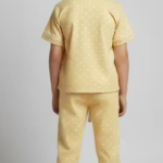 Baby Girl Home Wear Set, Comfortable Night Suit for Girls, Cartoon Print Cotton Kids Nightwear ✅