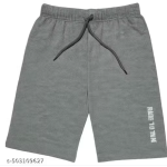 To Win Boys’ Gray Printed Shorts – Motivational Print