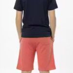 Boys’ Coral Shorts with Muscle Car Print – Racing Theme