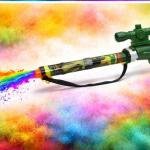 Holi Sniper Gun Pichkari | Water Pipe Pichkari Water Toy Pistol for Kids | Water Pump Pressure Shooter