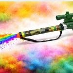 Holi Sniper Gun Pichkari | Water Pipe Pichkari Water Toy Pistol for Kids | Water Pump Pressure Shooter
