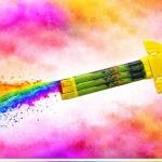 Holi Pichkari (Water Gun) Designed For Use With Coloured Powder Or Water