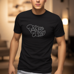 Elegant Sleek Round Neck Tom & Jerry Print Solid Coloured Men's T-shirt (Pure Cotton)