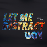 Elegant Sleek Round Neck Let Distract you Front Print Solid Coloured Men's T-shirt (Pure Cotton)