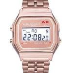 Trendy Chain Strap Series Digital Watch - For Men & Women FLip-RoseGoldWRgasio-TK018