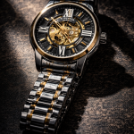 KHRIST Premium Fully Automatic Mechanical Analog Watch for Men | Exposed Working Gears Dial & Transparent Case Back | Precision Engineering, Luxury Craftsmanship & Timeless Elegance