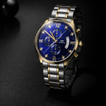 OLMECA Premium Chronograph Watch for Men | All 3 Sub-Dials Working | Automatic Date Change | Stylish & Durable Timepiece