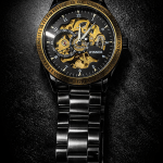 KHRIST Premium Fully Automatic Mechanical Analog Watch for Men | Exposed Working Gears Dial & Transparent Case Back | Precision Engineering, Luxury Craftsmanship & Timeless Elegance