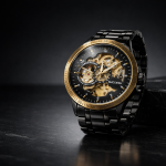 KHRIST Premium Fully Automatic Mechanical Analog Watch for Men | Exposed Working Gears Dial & Transparent Case Back | Precision Engineering, Luxury Craftsmanship & Timeless Elegance