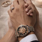 KHRIST Premium Fully Automatic Mechanical Analog Watch for Men | Exposed Working Gears Dial & Transparent Case Back | Precision Engineering, Luxury Craftsmanship & Timeless Elegance