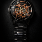 FORSINING Fully Automatic Mechanical Watch for Men | Open-Heart Working Gears Dial, Transparent Case Back | Battery Required Just Shake & Wear