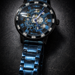 KHRIST Premium Fully Automatic Mechanical Analog Watch for Men | Exposed Working Gears Dial & Transparent Case Back | Precision Engineering, Luxury Craftsmanship & Timeless Elegance