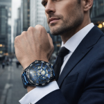 KHRIST Premium Fully Automatic Mechanical Analog Watch for Men | Exposed Working Gears Dial & Transparent Case Back | Precision Engineering, Luxury Craftsmanship & Timeless Elegance