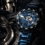 KHRIST Premium Fully Automatic Mechanical Analog Watch for Men | Exposed Working Gears Dial & Transparent Case Back | Precision Engineering, Luxury Craftsmanship & Timeless Elegance