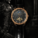 FORSINING Fully Automatic Mechanical Watch for Men | Open-Heart Working Gears Dial, Transparent Case Back | Battery Required Just Shake & Wear