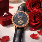 KHRIST Premium Fully Automatic Mechanical Analog Watch for Men | Exposed Working Gears Dial & Transparent Case Back | Precision Engineering, Luxury Craftsmanship & Timeless Elegance