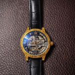 KHRIST Premium Fully Automatic Mechanical Analog Watch for Men | Exposed Working Gears Dial & Transparent Case Back | Precision Engineering, Luxury Craftsmanship & Timeless Elegance