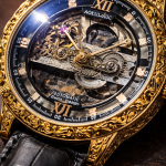 FORSINING Fully Automatic Mechanical Watch for Men | Open-Heart Working Gears Dial, Transparent Case Back | Battery Required Just Shake & Wear