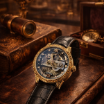 KHRIST Premium Fully Automatic Mechanical Analog Watch for Men | Exposed Working Gears Dial & Transparent Case Back | Precision Engineering, Luxury Craftsmanship & Timeless Elegance