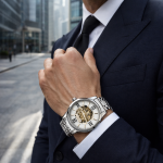 KHRIST Premium Fully Automatic Mechanical Analog Watch for Men | Exposed Working Gears Dial & Transparent Case Back | Precision Engineering, Luxury Craftsmanship & Timeless Elegance