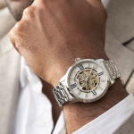 KHRIST Premium Fully Automatic Mechanical Analog Watch for Men | Exposed Working Gears Dial & Transparent Case Back | Precision Engineering, Luxury Craftsmanship & Timeless Elegance