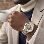 KHRIST Premium Fully Automatic Mechanical Analog Watch for Men | Exposed Working Gears Dial & Transparent Case Back | Precision Engineering, Luxury Craftsmanship & Timeless Elegance