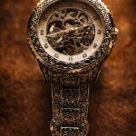 KHRIST Premium Fully Automatic Mechanical Analog Watch for Men | Exposed Working Gears Dial & Transparent Case Back | Precision Engineering, Luxury Craftsmanship & Timeless Elegance