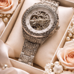 FORSINING Fully Automatic Mechanical Watch for Men | Open-Heart Working Gears Dial, Transparent Case Back | Battery Required Just Shake & Wear