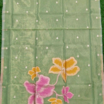 Mint Green Floral Ethnic Suit with Designer Border