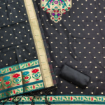 Panzora cotton silk embellished salwar suit material