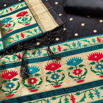 Panzora cotton silk embellished salwar suit material