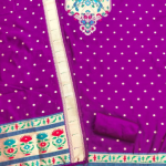 Panzora cotton silk embellished salwar suit material