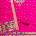 Panzora cotton silk embellished salwar suit material