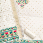 Panzora cotton silk embellished salwar suit material